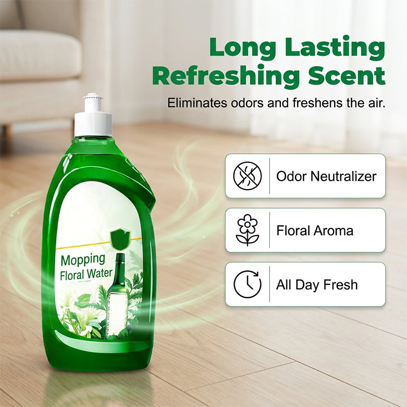 🌿💧 Plant-based Vloerreiniger | Snel Drogend & Streepvrij | Voor Hout, Laminaat, Tegel | 500ml ✨🧹
