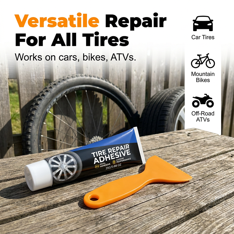 🔧 50% KORTING – Complete bandenreparatieset met lijm – voor auto, motor, fiets en ATV – snelle en betrouwbare pechhulp onderweg ⚡🚗