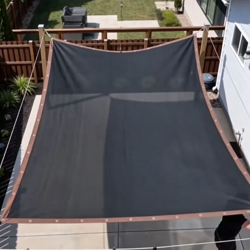 ❄️Zomerfresh 50% Korting!☀️UV-bestendig Schaduwdoek voor Tuin & Terras – Ademend Zonnescherm Net met Versterkte Randen