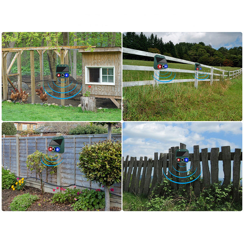 🥳 HOT SALE 2026 – Meer dan 50.000 verkocht! 🌳🔊 Zonne-energie dierenverjager – Ultrasoon + knipperlicht, -50% 🏡💚