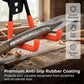 📢📢50% KORTING!! ⏰ Krachtige Dubbele Magnetische Haak – Krasbestendige Rubberen Coating, Draagkracht tot 26 kg, Voor Werkplaats, Garage & Keuken 🏗️