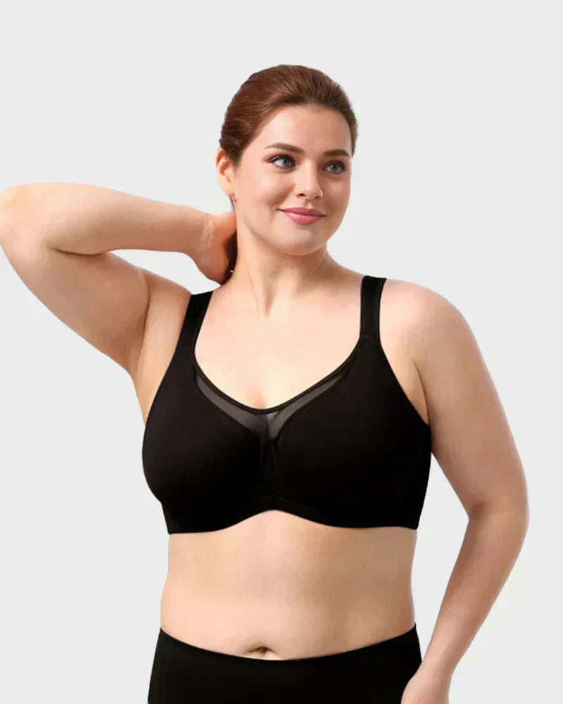 🌸🕊️ Elegante, lichte BH voor dames met volledige bedekking in grote maten 💪📏✨