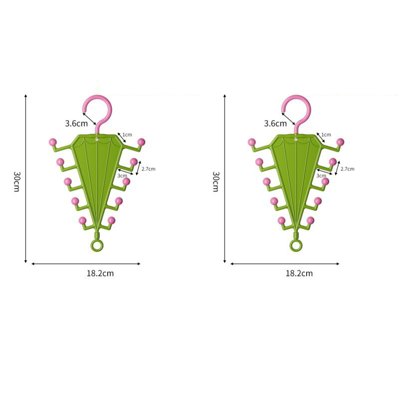 ⏰🎁Multifunctioneel V-vormig dubbelzijdig opbergrek met hangers