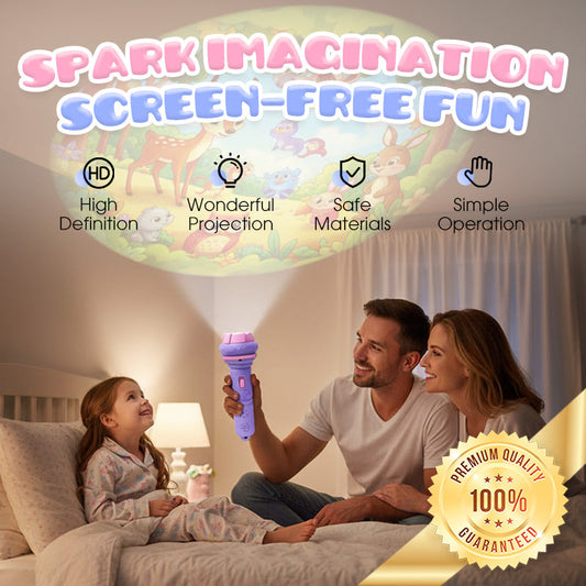 Magische Verhaalprojector | Veilig ABS Materiaal | Zelfstandig Bedienbaar voor Peuters