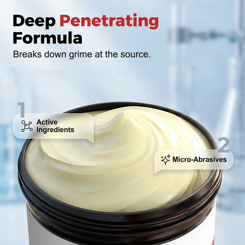 Metal Polish Cream for Kitchen Cleaning and Stain Removal
