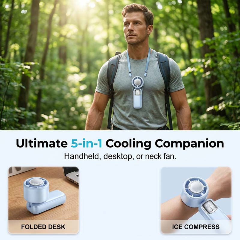 🧊💨 50% KORTING! Stop met die ventilator die alleen warme lucht verplaatst! Deze halfgeleider koelt de lucht éérst tot ijskoud en blaast 'm dan in je gezicht. Alsof je met je hoofd in de vriezer staat, maar dan draagbaar!