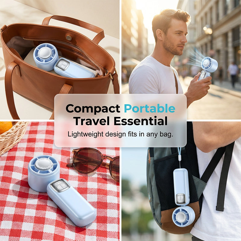 🧊💨 50% KORTING! Stop met die ventilator die alleen warme lucht verplaatst! Deze halfgeleider koelt de lucht éérst tot ijskoud en blaast 'm dan in je gezicht. Alsof je met je hoofd in de vriezer staat, maar dan draagbaar!