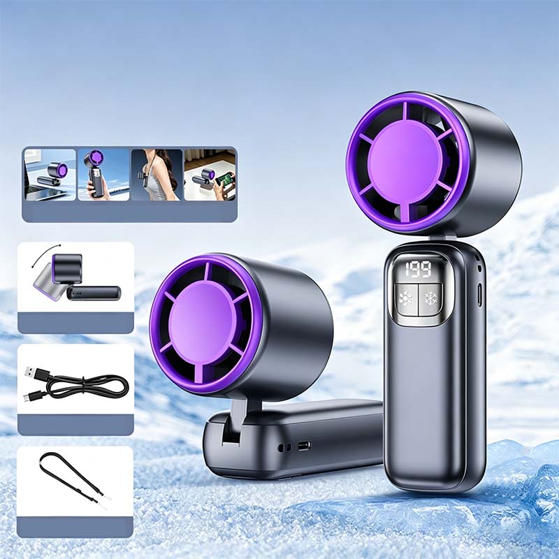 🧊💨 50% KORTING! Stop met die ventilator die alleen warme lucht verplaatst! Deze halfgeleider koelt de lucht éérst tot ijskoud en blaast 'm dan in je gezicht. Alsof je met je hoofd in de vriezer staat, maar dan draagbaar!