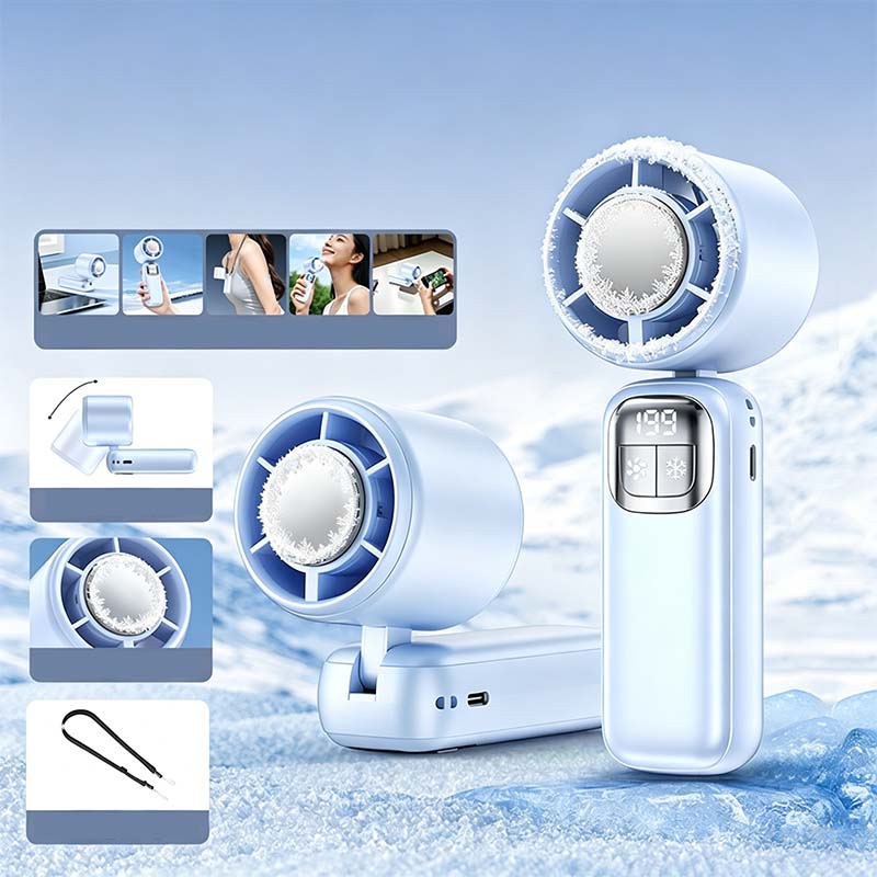 🧊💨 50% KORTING! Stop met die ventilator die alleen warme lucht verplaatst! Deze halfgeleider koelt de lucht éérst tot ijskoud en blaast 'm dan in je gezicht. Alsof je met je hoofd in de vriezer staat, maar dan draagbaar!