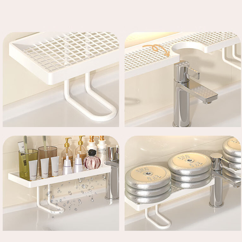 Opzetbare gootsteenorganizer boven de kraan