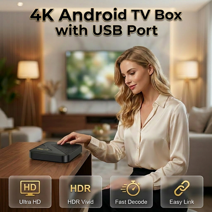 ⏳TIJDELIJKE AANBIEDING: 50% KORTING🔥Android TV-box met Bluetooth