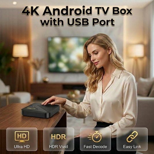 ⏳TIJDELIJKE AANBIEDING: 50% KORTING🔥Android TV-box met Bluetooth