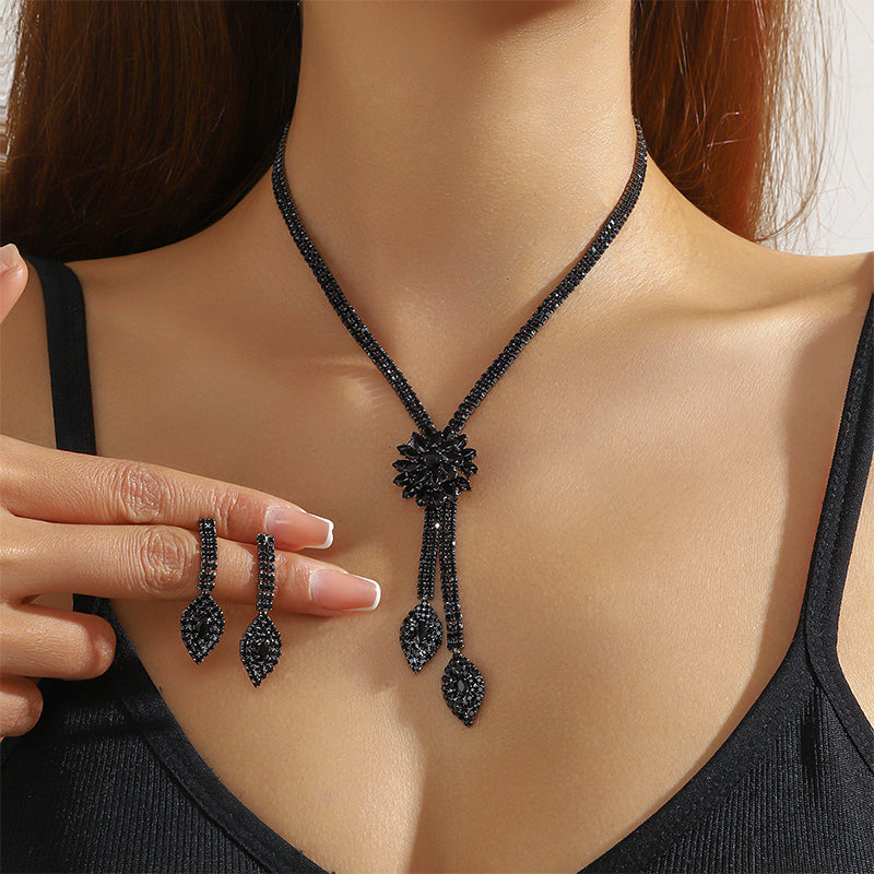 🎁 Nieuwe collectie 2026: 50% korting 💥 Sieradenset voor dames met zirkonia in bloemmotief – elegant en schitterend 💎