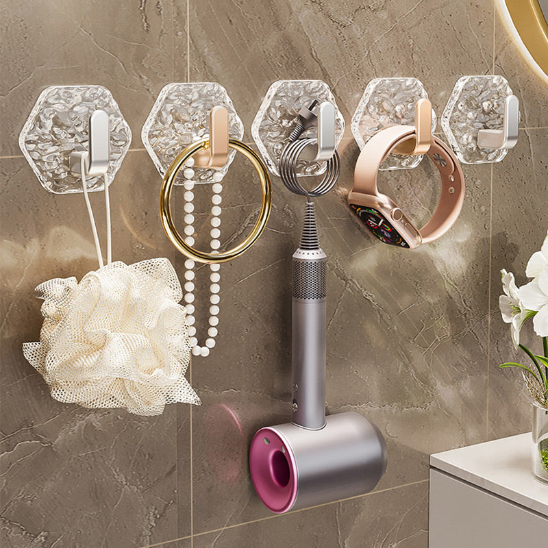 🔩🏠 Zelfklevende L-Vorm Haken (5 stuks) – Sterk, Waterbestendig & Zonder Boren