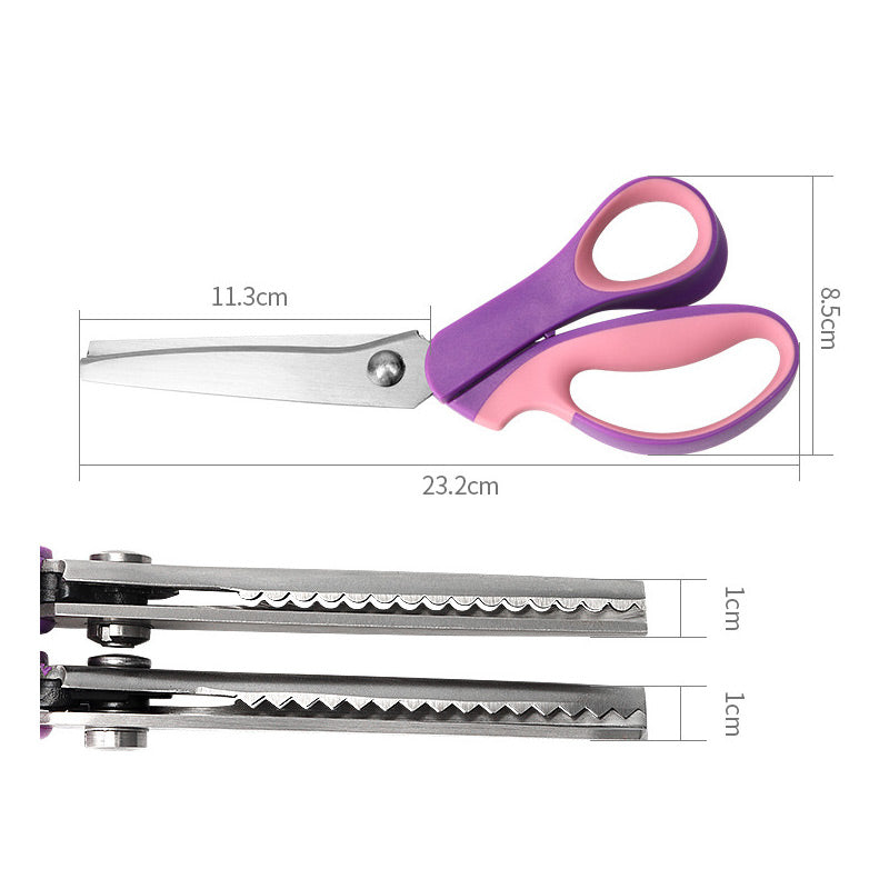 ✂️🔥 50% KORTING! Knip élke stof zonder rafelen – zigzag in één beweging. Dé schaar die naaisters, knutselaars én hobbykoks in heel Europa gebruiken!
