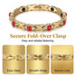 Modieuze magnetische armband met strass-steentjes