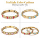 Modieuze magnetische armband met strass-steentjes