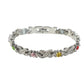 Modieuze magnetische armband met strass-steentjes