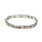 Modieuze magnetische armband met strass-steentjes