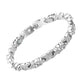 Modieuze magnetische armband met strass-steentjes