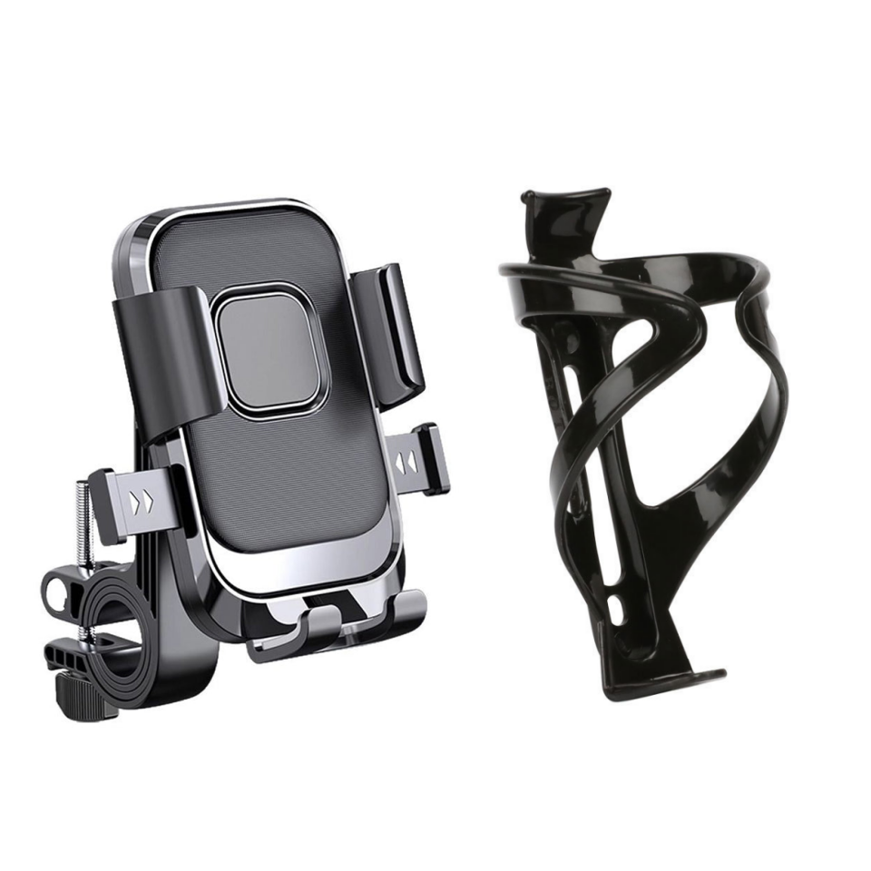 🔇📱 50% KORTING! Stop met het slopen van je cameralens door stuurschokken! Deze houder absorbeert élke trilling, of je nou over klinkers klapt of een bospad scheurt. Je telefoon blijft stilstaan, jij blijft navigeren!