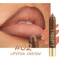 💋💄 50% KORTING! Aanbrengen, deppen, en je lippen blijven de hele dag fluweelzacht mat. Deze lip crayon smelt op je mond, maar geeft geen krimp – geen vlek op je koffiekopje, geen smudge na een zoen. Perfectie die blijft zitten.