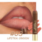 💋💄 50% KORTING! Aanbrengen, deppen, en je lippen blijven de hele dag fluweelzacht mat. Deze lip crayon smelt op je mond, maar geeft geen krimp – geen vlek op je koffiekopje, geen smudge na een zoen. Perfectie die blijft zitten.