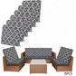 📢📢【Aanbieding】⏰Premium Stretch Kussenhoes Terras | 23x20x3 cm | Spatbestendig🛋️