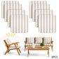 📢📢【Aanbieding】⏰Premium Stretch Kussenhoes Terras | 23x20x3 cm | Spatbestendig🛋️