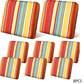 📢📢【Aanbieding】⏰Premium Stretch Kussenhoes Terras | 23x20x3 cm | Spatbestendig🛋️