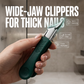 Teennagelknipper met brede bek voor dikke nagels