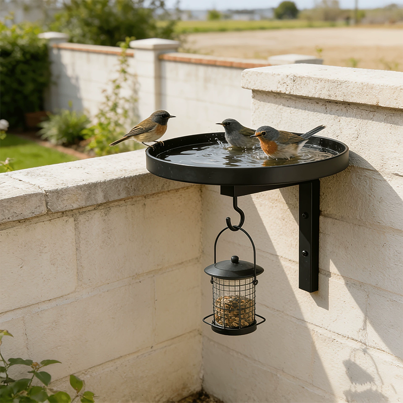 🐦💧 50% KORTING! Wandgemonteerde metalen vogelvoeder – weerbestendig, eenvoudig schoon te maken & ideaal voor tuin, balkon & terras 🌿
