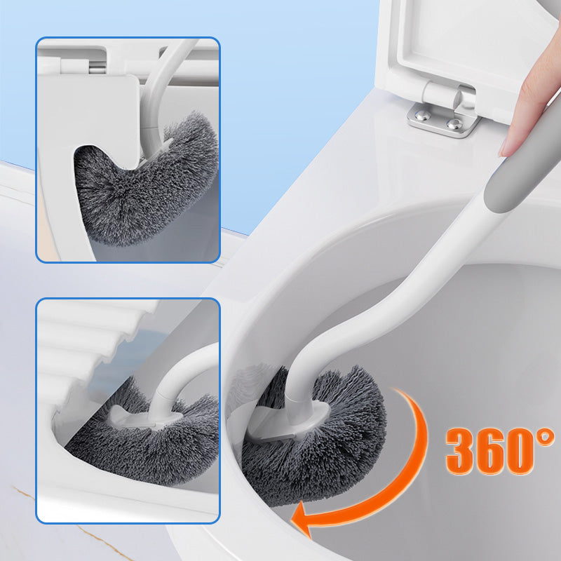 Ophangbare toiletborstel voor dieptereiniging