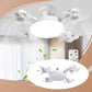🌀 Nieuwe plafondventilatorlamp met E27-fitting – 2-in-1 stille LED-ventilator met afstandsbediening, energiezuinige combinatie van verkoeling & verlichting voor thuis, in de slaapkamer