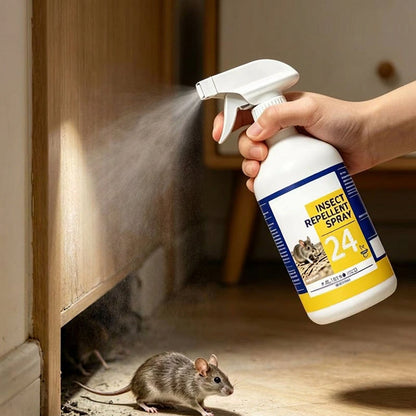 ✨Universele afweerspray tegen knaagdieren – Niet-giftig, veilig middel om muizen binnenshuis af te schrikken