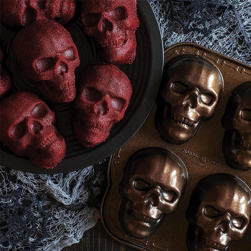 Halloween 3D skelet taartvorm -Aluminium taartvorm