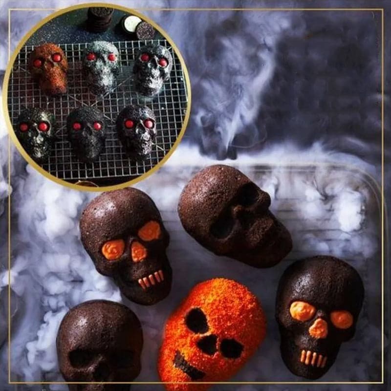 Halloween 3D skelet taartvorm -Aluminium taartvorm