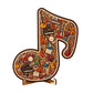 🎵 Houten Muziek Puzzel – Ontspanning, Plezier & Creatief Denken ✨