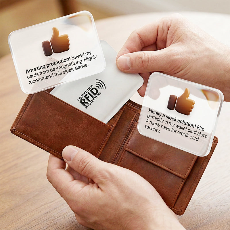 RFID-blokkerende hoesjes voor creditcards