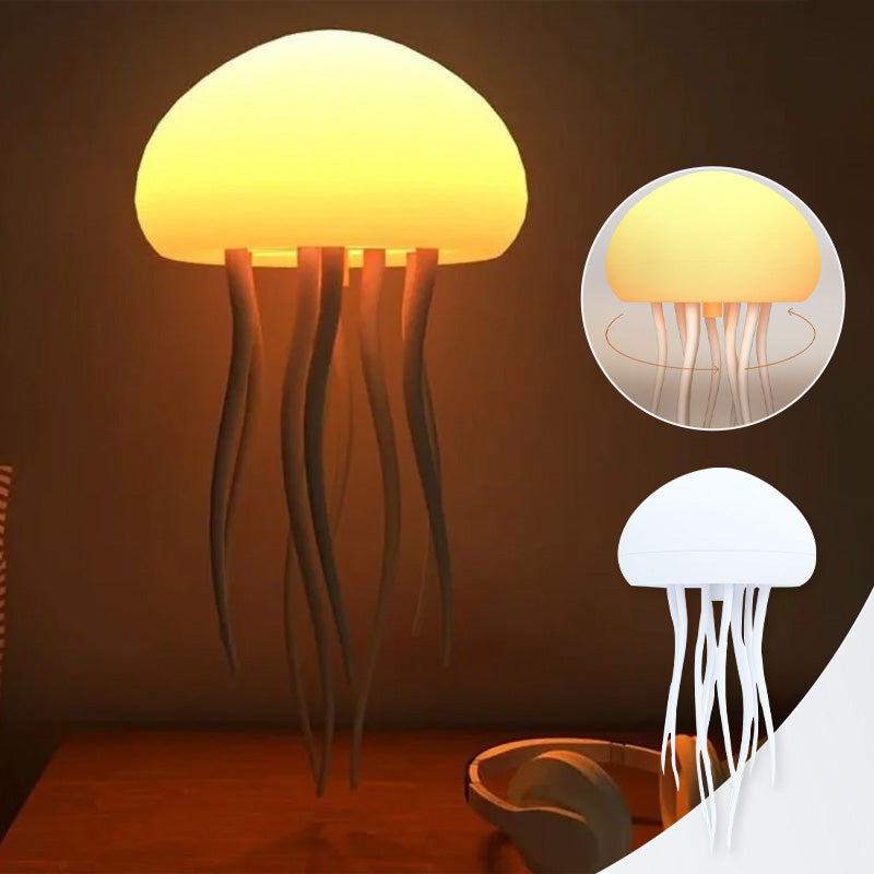 Geluidsgestuurde Kwallenlamp met Kleurverloop en Dansende Tentakels
