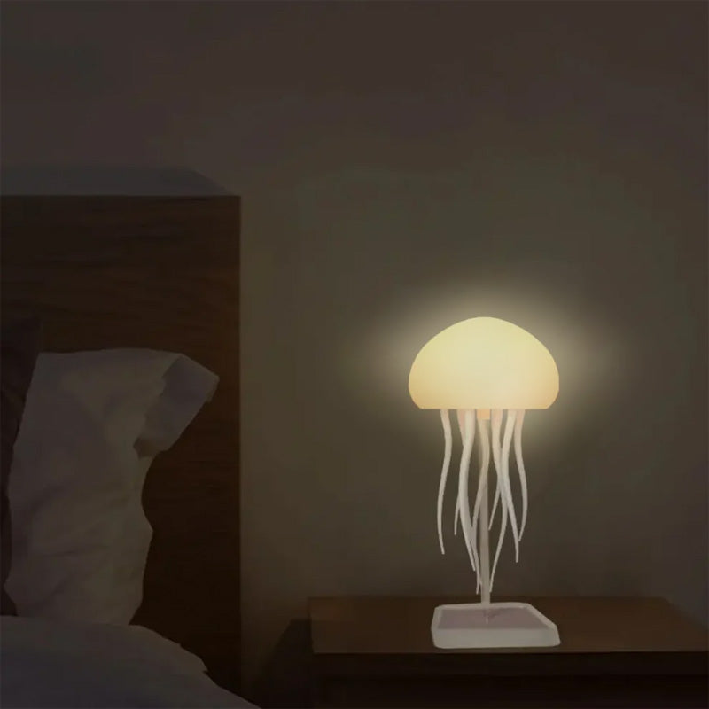 Geluidsgestuurde Kwallenlamp met Kleurverloop en Dansende Tentakels