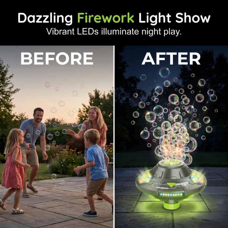 🛸✨ 50% KORTING + GRATIS VERZENDING! Alsof er een UFO in je tuin landt die 32 fonteinen van regenboogbellen uitspuwt! Draait vanzelf, verlicht elke bel met LED-licht, en maakt van elke zomeravond een magisch feest – zonder dat jij een vinger uitsteekt