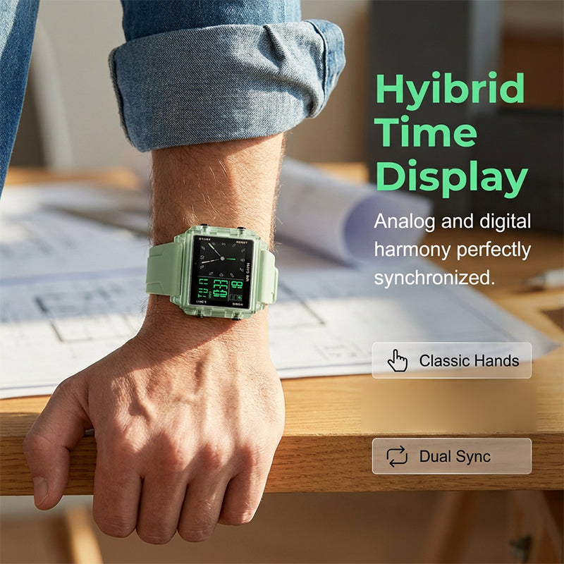 💧 Waterdicht Transparant Digitaal Horloge – Modern Design met Duidelijk Display, Perfect voor Elke Gelegenheid ⏱️✨