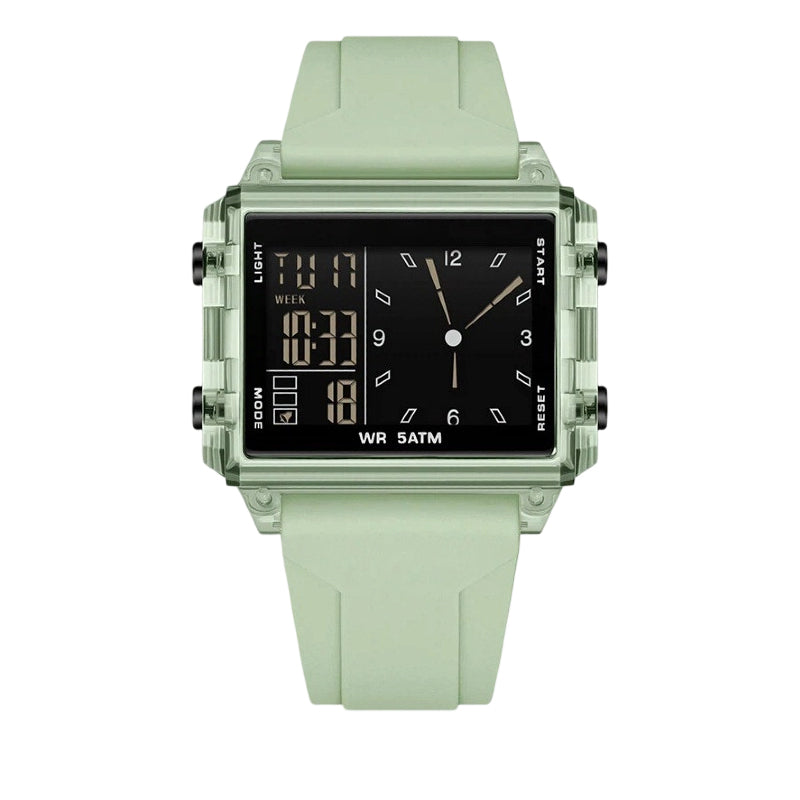 💧 Waterdicht Transparant Digitaal Horloge – Modern Design met Duidelijk Display, Perfect voor Elke Gelegenheid ⏱️✨