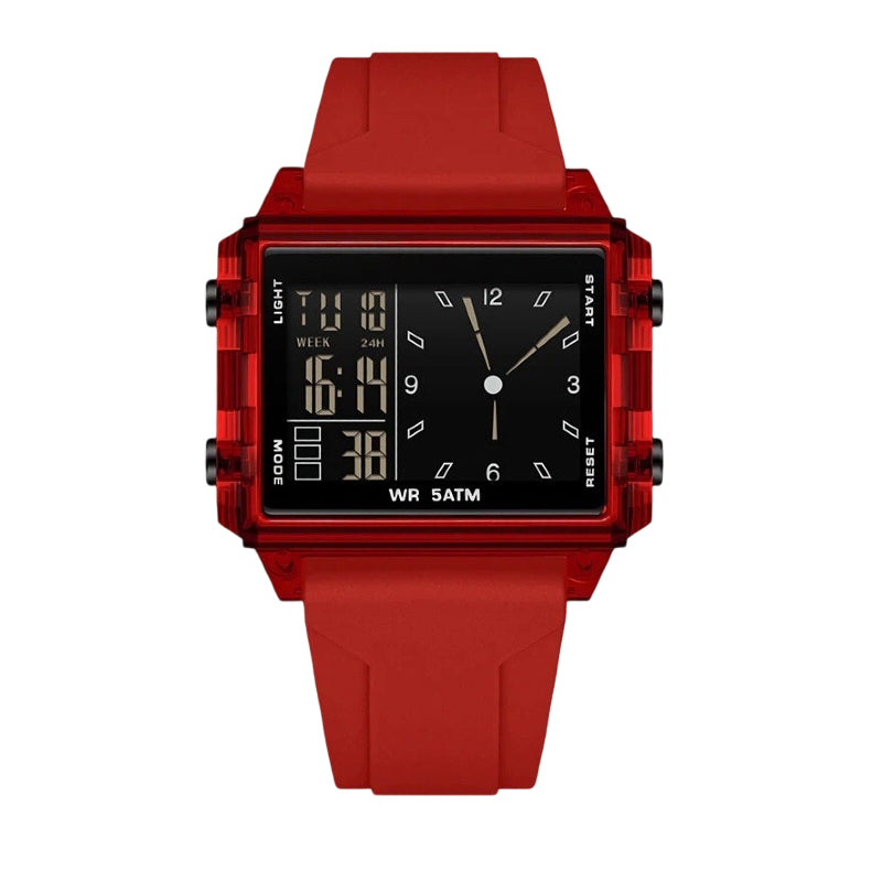 💧 Waterdicht Transparant Digitaal Horloge – Modern Design met Duidelijk Display, Perfect voor Elke Gelegenheid ⏱️✨