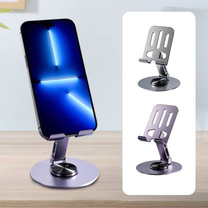 360-Degree Rotating Foldable Metal Holder For Phone & Tablet