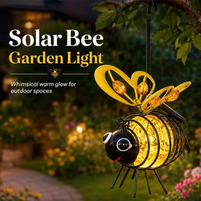 🐝 Buiten Hangend Zonne-energie Bij Licht - Het Perfecte Cadeau Voor Plantenliefhebbers, Mama's Of Iedereen Die Glimlacht❤️