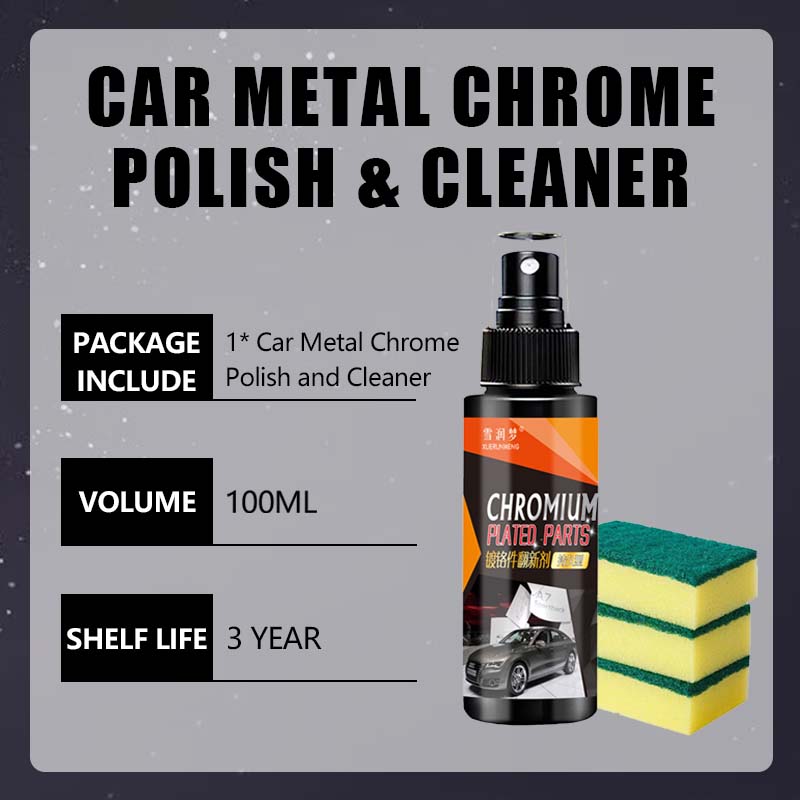 🔥🎁Autometaal chroompoetsmiddel en -reiniger