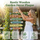 🌿 50% KORTING – Rustieke Houten Tuin Wanddecoratie – Warme Sfeer voor Huis & Tuin ✨