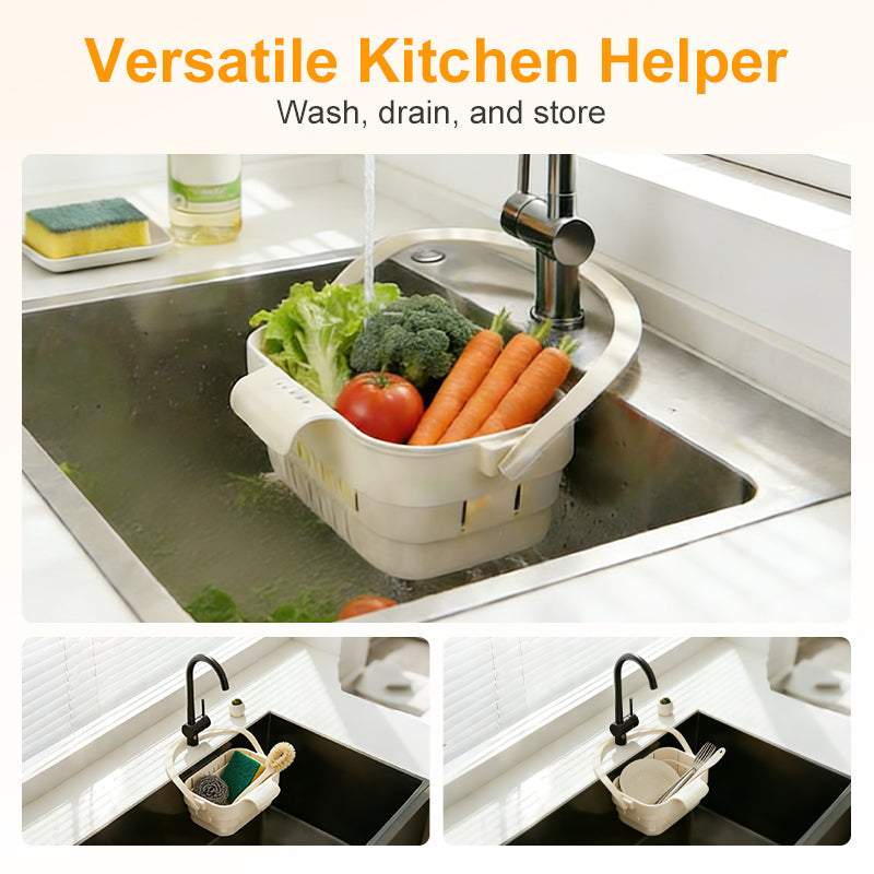 🧽 50% KORTING – Hangende Gootsteen Zeefmand – Houd Je Keuken Schoon & Netjes ✨